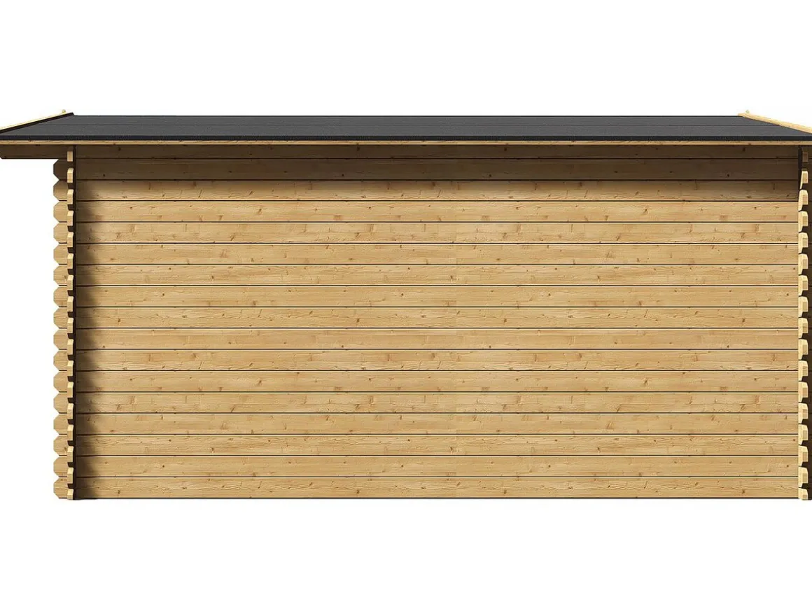 Abri de jardin bois "Belval" - 18,75 m² - 28 mm
