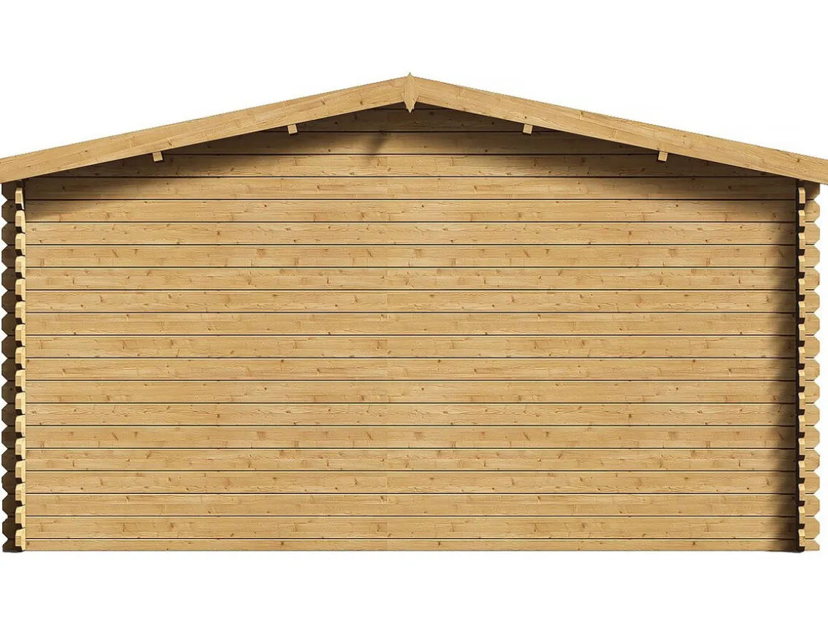 Abri de jardin bois "Belval" - 18,75 m² - 28 mm