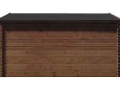 Abri de jardin bois traité autoclave marron 