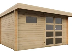 Abri de jardin en bois avec toit plat 