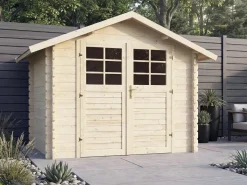 Abri de jardin en bois "Beaufort" - 10.53 m² - 349 x 301 cm - 28 mm