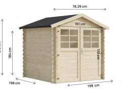 Abri de jardin en bois 