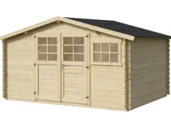 Abri de jardin en bois "Clairval" - 416 x 301 x 218 cm - 12.53 m² - 28 mm
