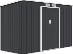 Abri de jardin en métal avec toit monopente 