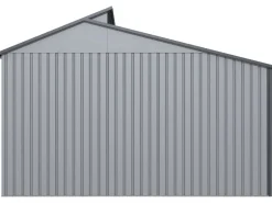 Abri de jardin métal avec pergola 