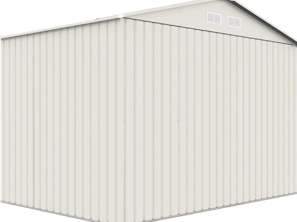 Abri de jardin métal "Nebraska" - 5,29m² avec gouttière