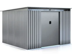 Abri de jardin métal toit plat 