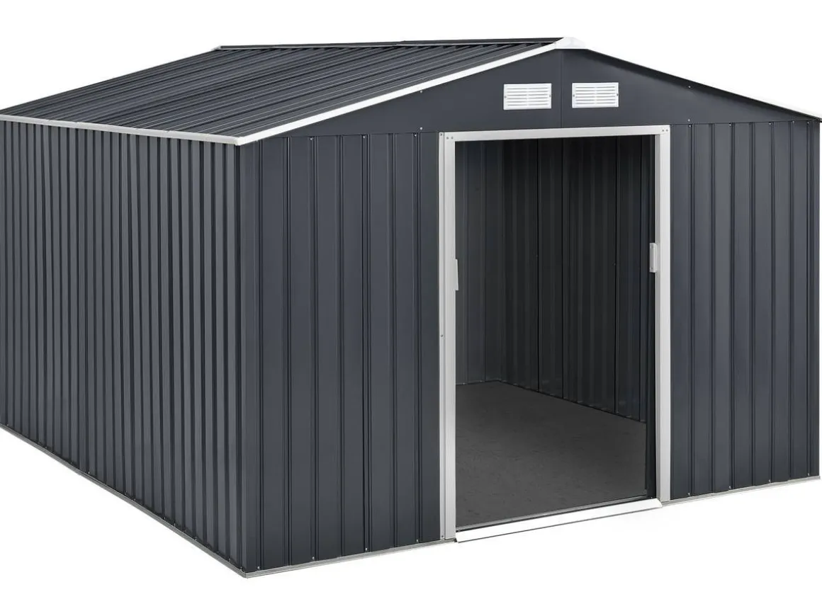 Abri de jardin métal "Vegas" - 7,06 m² - Gris