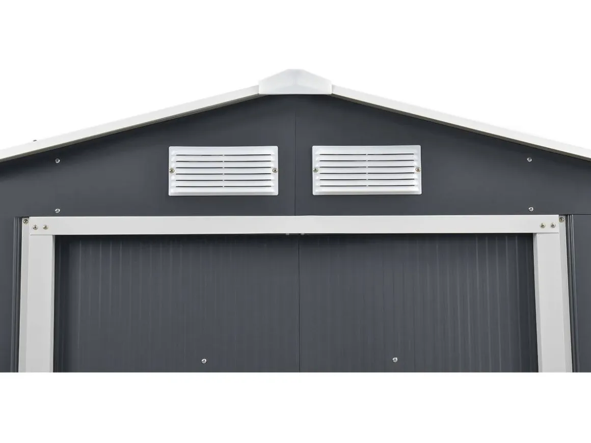 Abri de jardin métal "Vegas" - 7,06 m² - Gris