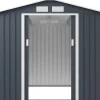 Abri de jardin métal "Vegas" - 4,07 m² - Gris