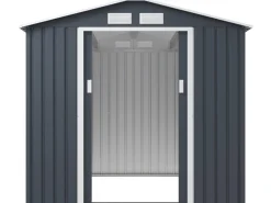 Abri de jardin métal "Vegas" - 4,07 m² - Gris