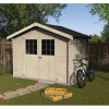 Abri jardin bois "Flodova" - 5.90 m² - 2.98 x 1.98 x 2.32 m - 28 mm