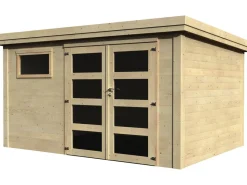 Abri jardin bois "Paolo" - 10 m² - 3.65 x 2.75 x 2.16 m - 28 mm