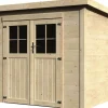 Abri jardin bois "Talion" - 5.36 m² - 2.30 x 2.33 x 2.02 m - 19 mm
