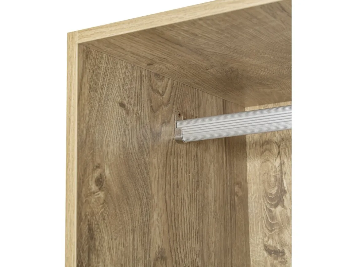 Armoire avec penderie et porte-pantalons "Opéra" - 60 x 45 x 180 cm - Beige