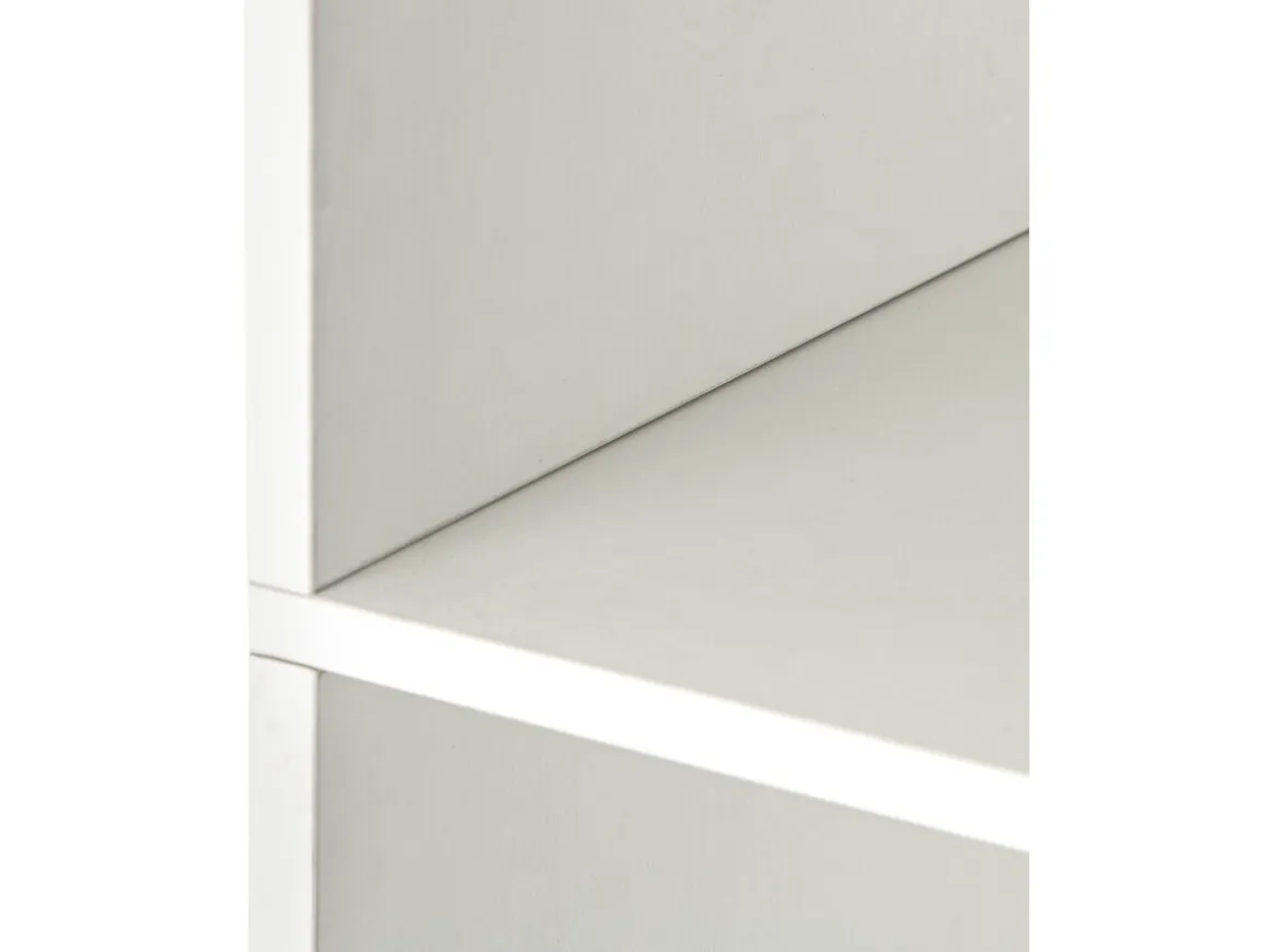 Armoire avec 5 étagères "Opéra" - 60 x 45 x 180 cm - Blanc
