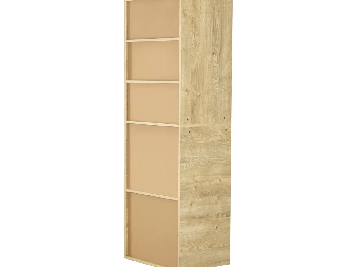 Armoire avec 5 étagères "Opéra" - 60 x 45 x 180 cm - Beige