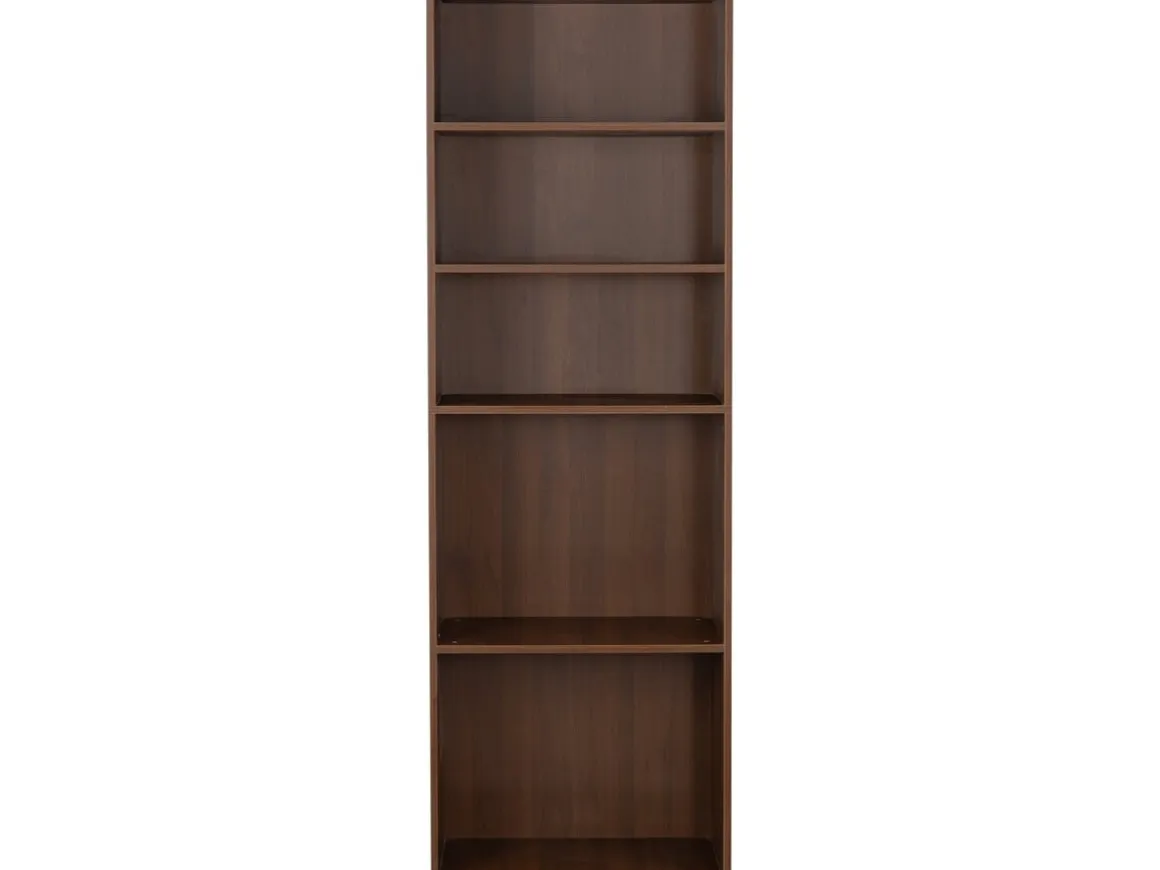 Armoire avec 5 étagères "Opéra" - 60 x 45 x 180 cm - Marron