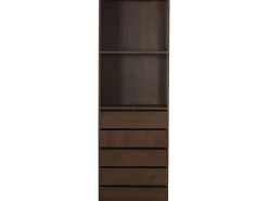 Armoire avec 5 tiroirs et 2 étagères