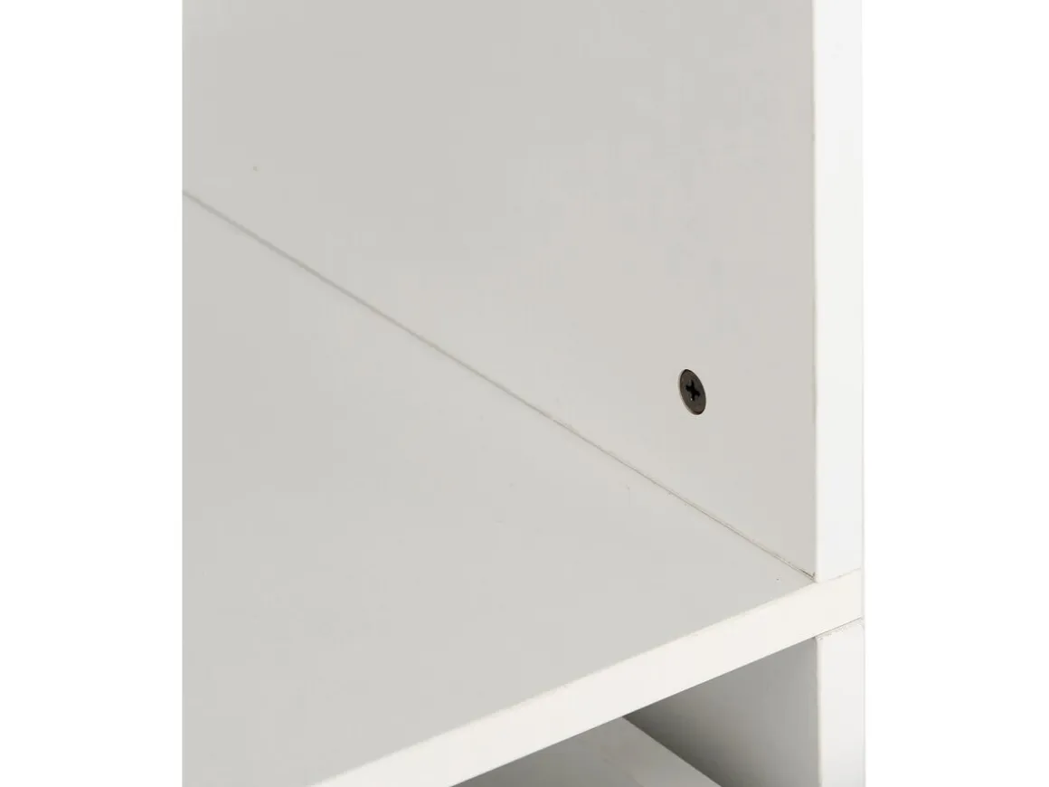 Armoire avec 5 tiroirs et 2 étagères "Opéra" - 60 x 45 x 180 cm - Blanc