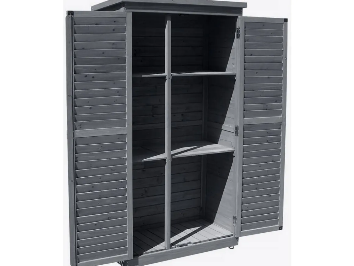 Armoire de jardin "Space" - 87 x 46.5 x 160 cm - Anthracite