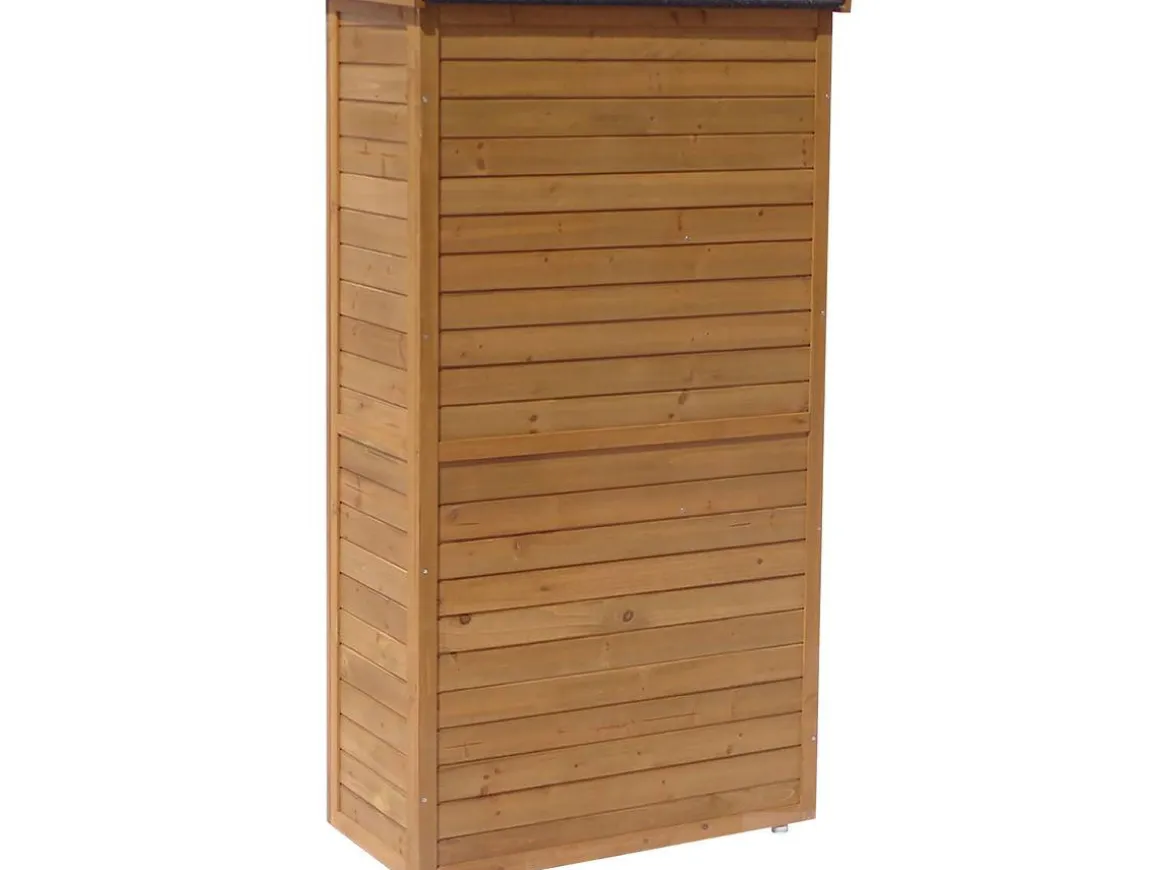 Armoire de jardin "Space" - 87 x 46.5 x 160 cm - Marron