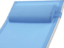 Bain de soleil en aluminium "Beauty" - Phoenix - Bleu - Lot de 2
