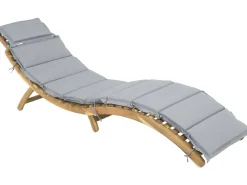 Bain de soleil en bois avec coussins inclus