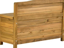 Banc coffre de jardin en bois 