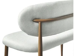 Banc de salle à manger en tissu - 110 cm -