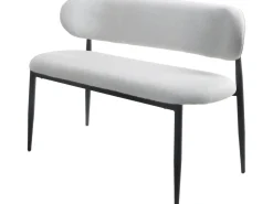 Banc de salle à manger en tissu - 110 cm -
