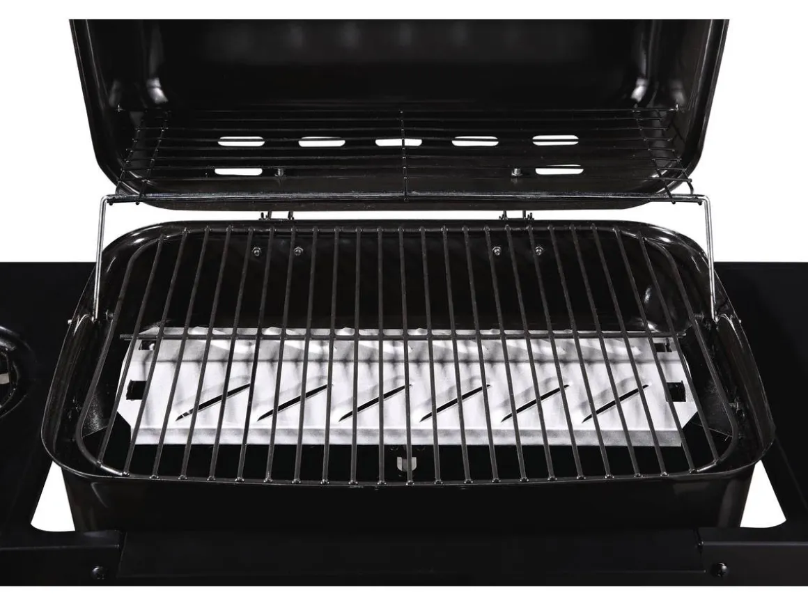 Barbecue gaz "Party 3" - 3 brûleurs dont 1 latéral - 9.38 kW - Noir