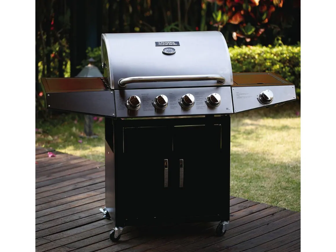 Barbecue gaz "Party 5" - 5 Brûleurs dont 1 latéral - 15.2 kW