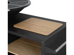 Barbecue plancha brasero avec four à pizza