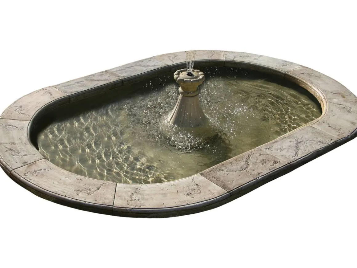 Bassin ovale "Roman" - 270 x 170 cm