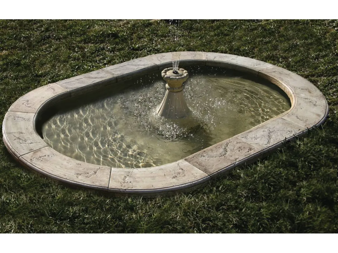 Bassin ovale "Roman" - 270 x 170 cm