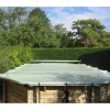 Bâche à barres "Coverwood" pour piscine Tampa hors sol - bleu