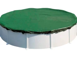 Bâche d'hiver pour piscines ovale - 7.30 x 3.75 m - Vert