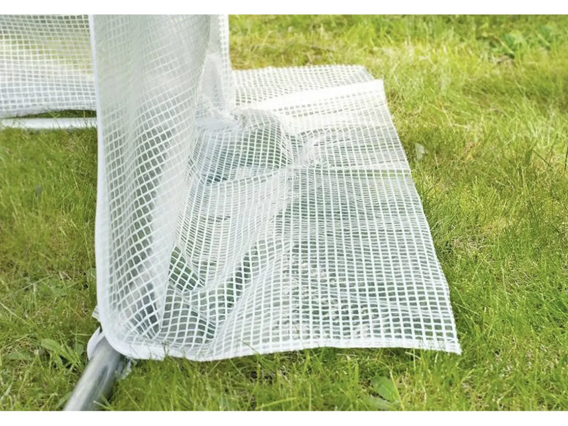 Bâche pour serre tunnel de jardin "Mimosa" - 6 m² - 180g - Blanc