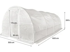 Bâche pour serre tunnel de jardin 