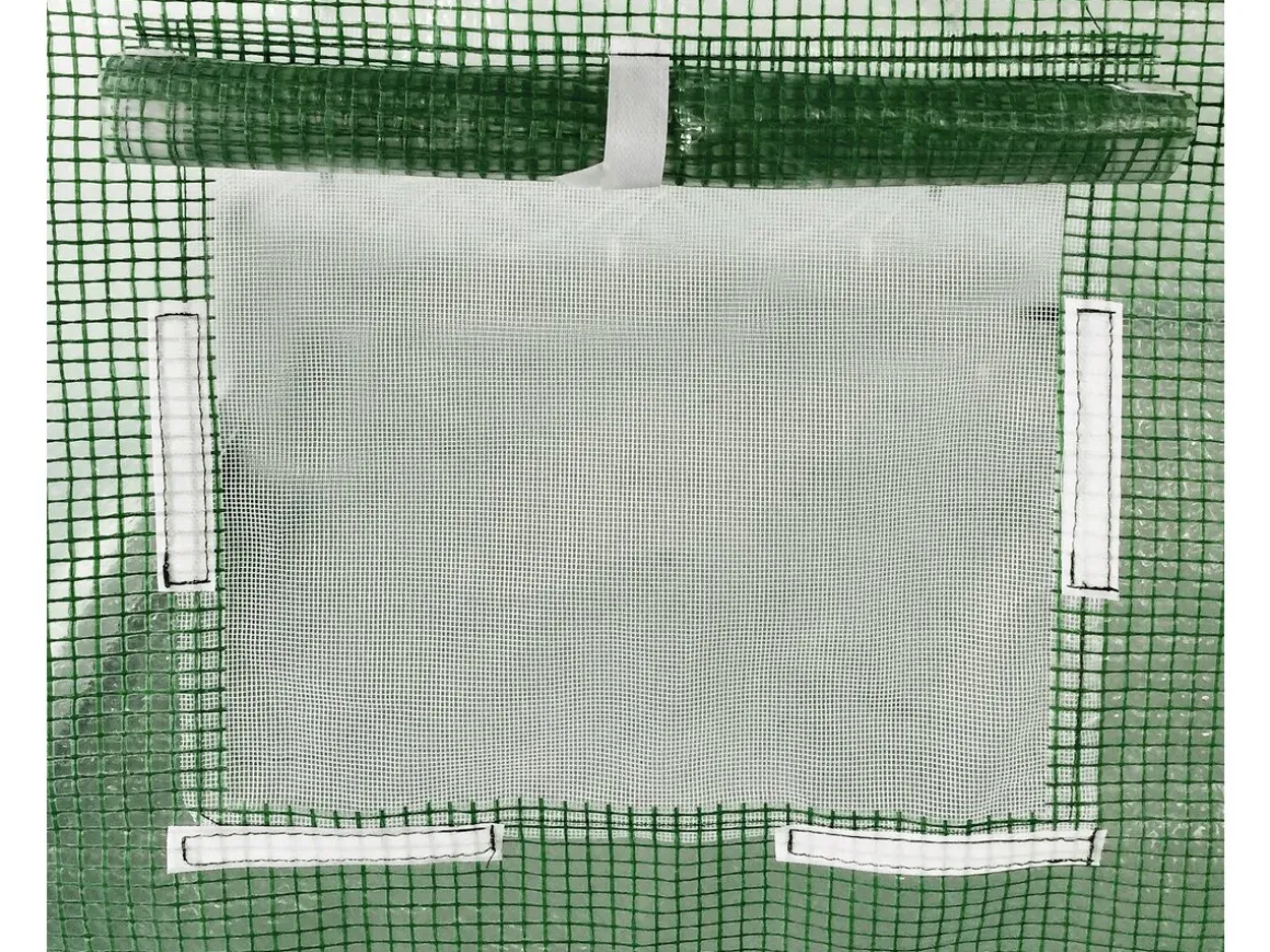 Bâche pour serre tunnel de jardin "Lys" - 6 m² - 130g - Vert