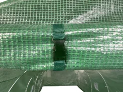 Bâche pour serre tunnel de jardin "Lys" - 9 m² - 130g - Vert