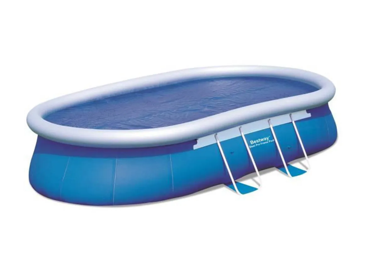 Bâche solaire ovale " Steel Pro " - 4.75 x 3.20 m