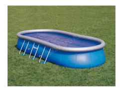 Bâche solaire ovale " Steel Pro " - 6.45 x 3.30 m