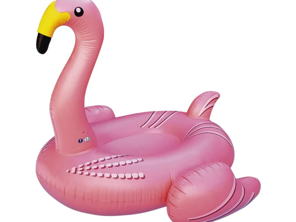 Bouée "Flamant rose géant" - 182 x 143 cm - Rose