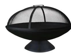 Brasero en fonte avec cloche 