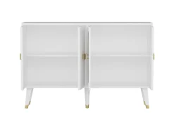 Buffet en bois "Ahart" - 120 x 30 x 80 cm - Blanc
