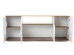 Buffet en bois "Arista" - 180 x 44 x 75 cm - Blanc