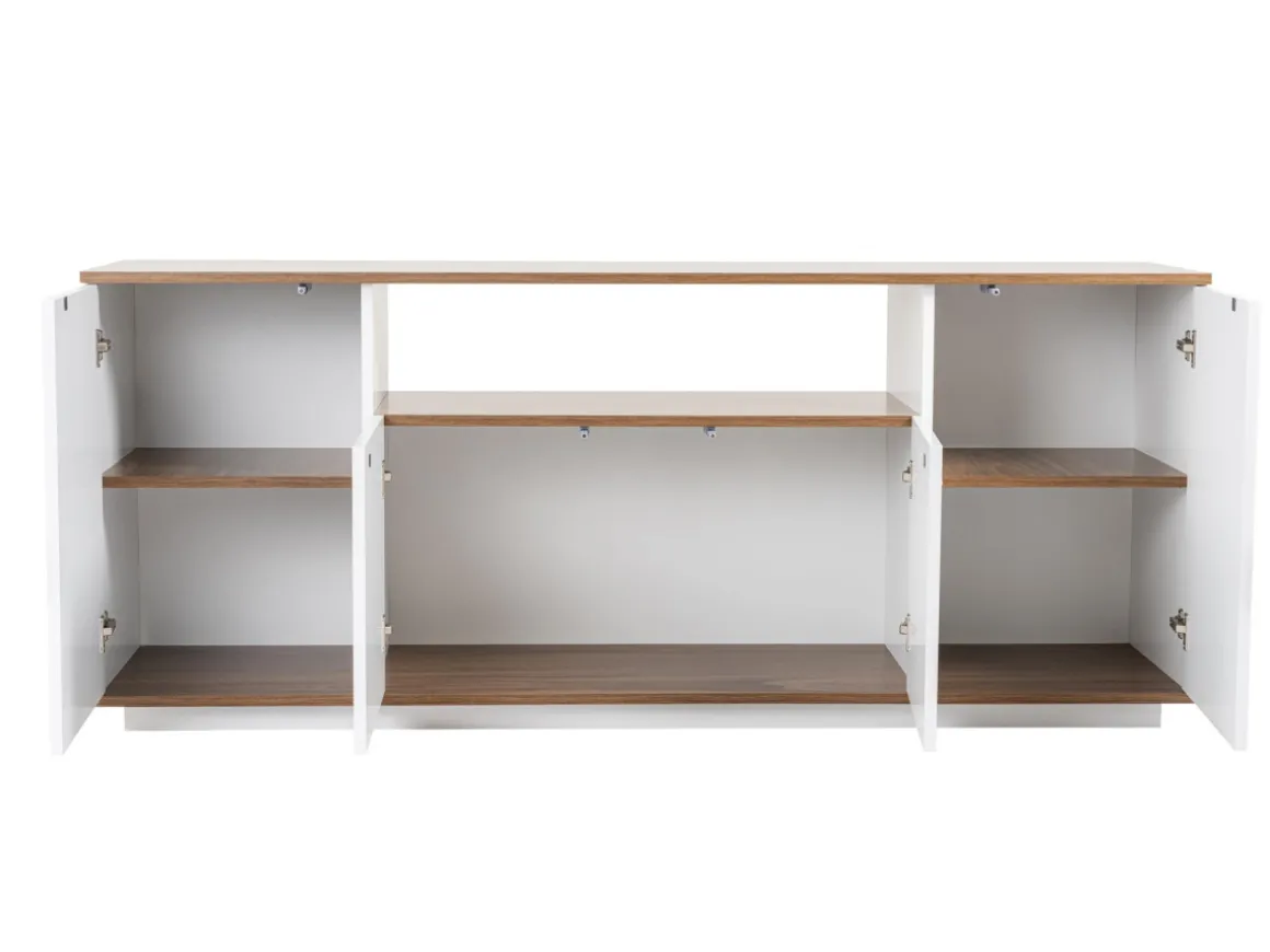 Buffet en bois "Arista" - 180 x 44 x 75 cm - Blanc