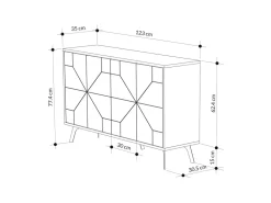 Buffet en bois